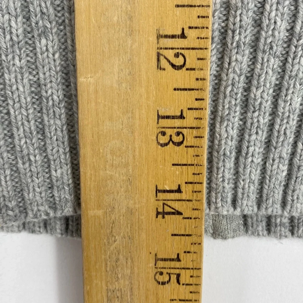 Baby Gap Toddler Size 2 Years Zip Front Sweater Vest Heather Gray Faux Fur Front